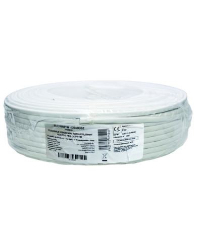 CAVO COASSIALE CCTV MINI RG59+2X0.50 ALIMENT.