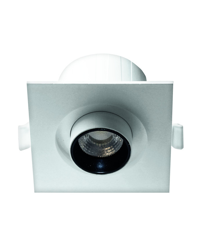PUNTO LUCE DA INCASSO QUADRATO ESTRAIBILE 6W IP20