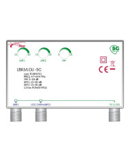 AMPLIFICATORE DA PALO 3 INGRESSI REGOLABILI 1 OUT