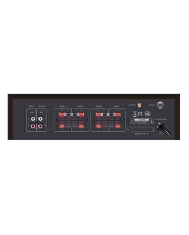 AMPLIFICATORE PA BLUETOOTH / FM / MP3 400W 4 ZONE