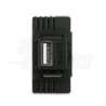 CARICATORE USB-A 15W 1 PORTA 5V 3A DA INCASSO NERO