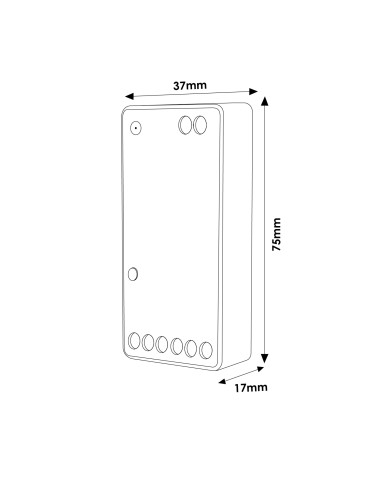 CONTROLLER DIMMER LED RGB/RGBW/RGB+CCT