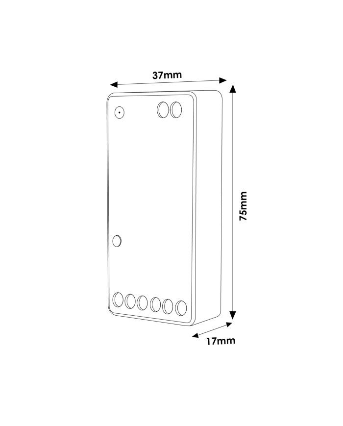CONTROLLER DIMMER LED RGB/RGBW/RGB+CCT