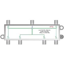PARTITORE A 6 VIE CON PASSAGGIO CC