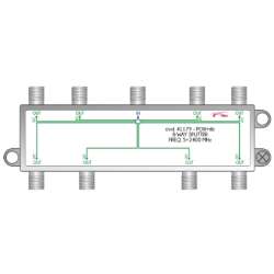 PARTITORE A 8 VIE CON PASSAGGIO CC