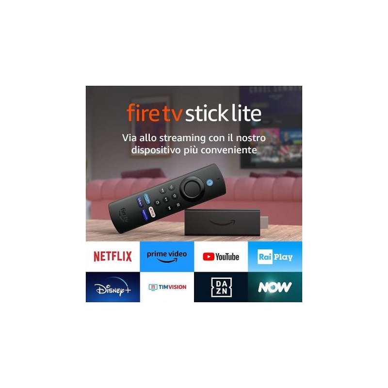 MEDIA BOX AMAZON FIRE TV STICK LITE WIFI/BLUETOOTH