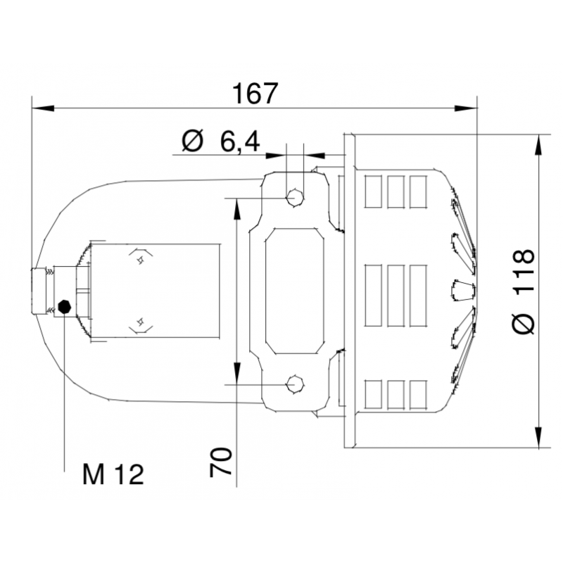 SIRENA ELETTROMECCANICA CELERE 240V SIRENA