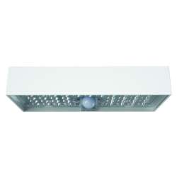 APPLIQUE RETTANGOLARE 6W CON PANNELLO SOLARE