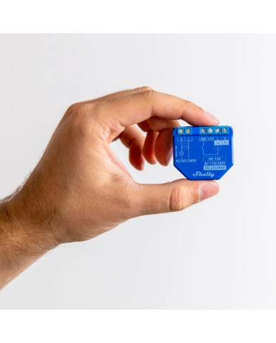 SMART RELE 16A AC/DC WIFI/BT + CONT. PULITO