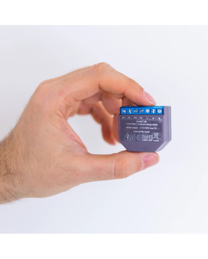 CONTATORE ENERGIA WI-FI+PINZA CONTATTO 50A SHELLY