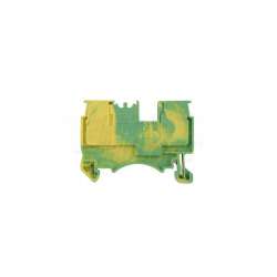 MORSETTO SERRAFILO DIN DS 4MM GIALLO-VERDE