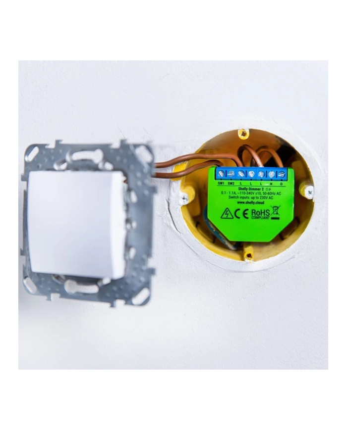 DIMMER INTELLIGENTE AC 1 CANALE WI-FI + PM SHELLY