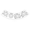 PLAFONIERA A LED ROTONDA 16W IP66 4000K D.30MM