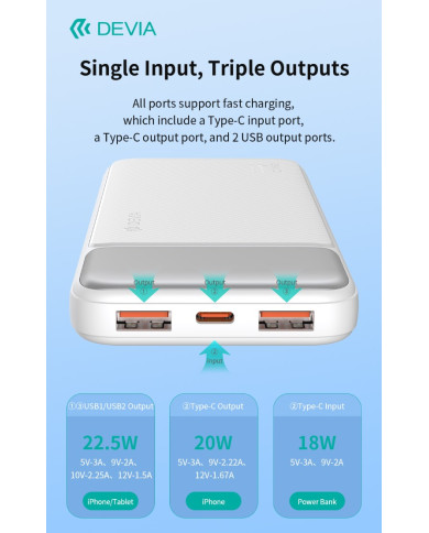 POWER BANK 10000MAH 22,5W CON DISPLAY DIGITALE