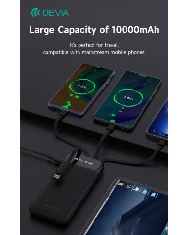 POWER BANK 10000M MAH SERIE KINTON NERO