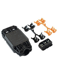 SCATOLA DI GIUNZIONE IP68 3 USCITE CON GEL