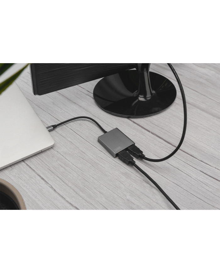 ADATTATORE SPINA TYPE-C A 2 PRESA HDMI UHD 4K 2IN1