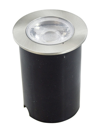 FARETTO A PAVIMENTO 5W 12/24VDC 3000K° DIAM.65MM