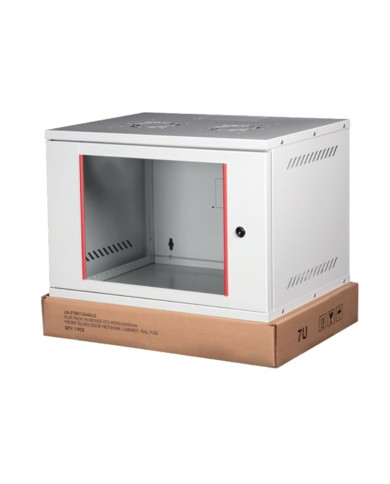 ARMADIO RACK A MURO 19“ 7U 542X400 GRIGIO