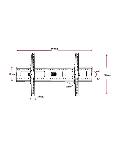 SUPPORTO PER TV LED FLAT DA 60 A 100 JOLLY LINE