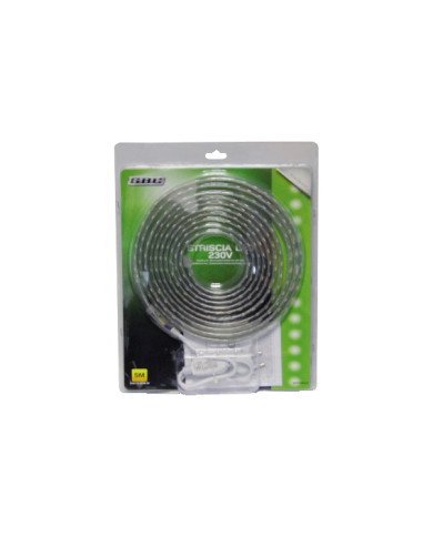 STRISCIA LED 220V 15W/M IP65 LUCE NATURALE 6000K