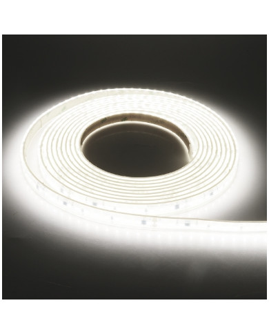 STRISCIA LED 220V 15W/M IP65 LUCE FREDDA 6000K