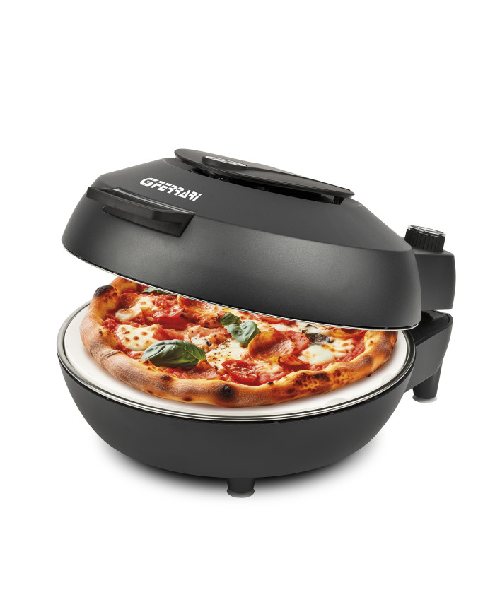FORNO PIZZA ELETTRICO 1200W PUMMAROLA NERO