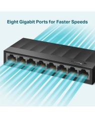 SWITCH DI RETE 8 PORTE 10/100/1000 MBPS