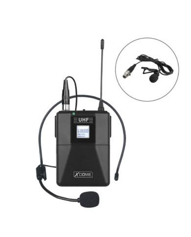 RADIOMICROFONO LAVALIER UHF MULTICANALE