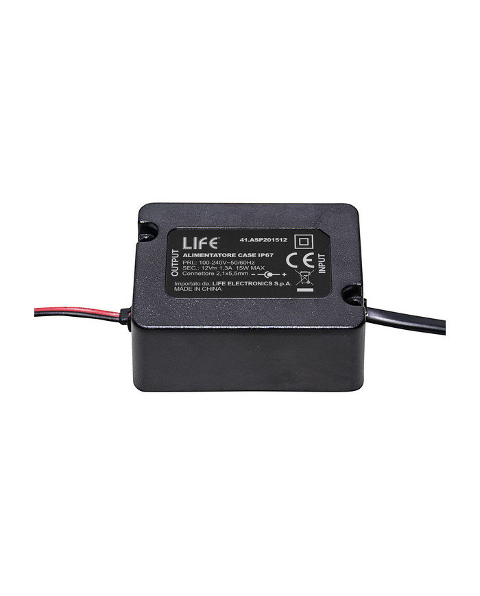 ALIMENTATORE SWITCHING 12V 12W 1A 100-240VAC IP67