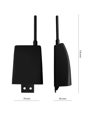 RICEVITORE AUTOAPPRENDIMENTO 433,92MHZ 2CH IN BOX