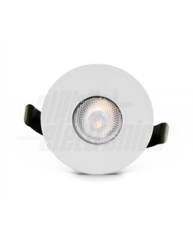 FARETTO LED DA INCASSO TONDO 3W 4000K BIANCO