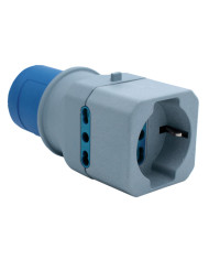 ADATTATORE INDUSTRIALE SPINA 3P-SHUKO+2PR.BIVAL.