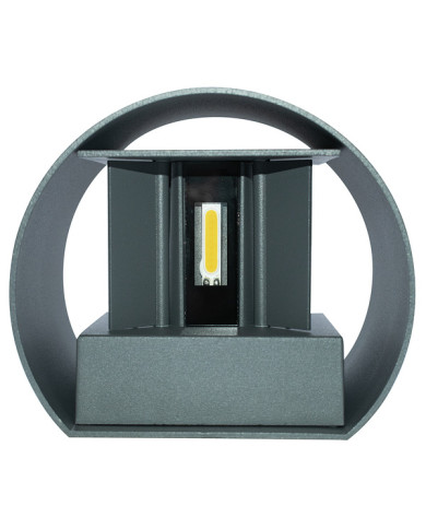 APPLIQUE DA PARETE A LED ROTONDO 12,5W IP65 220V