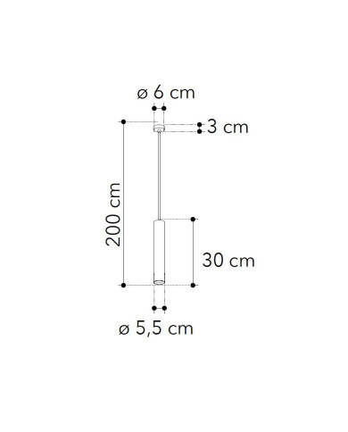 FARETTO A SOSPENSIONE FLUKE 1GU10 CORTEN