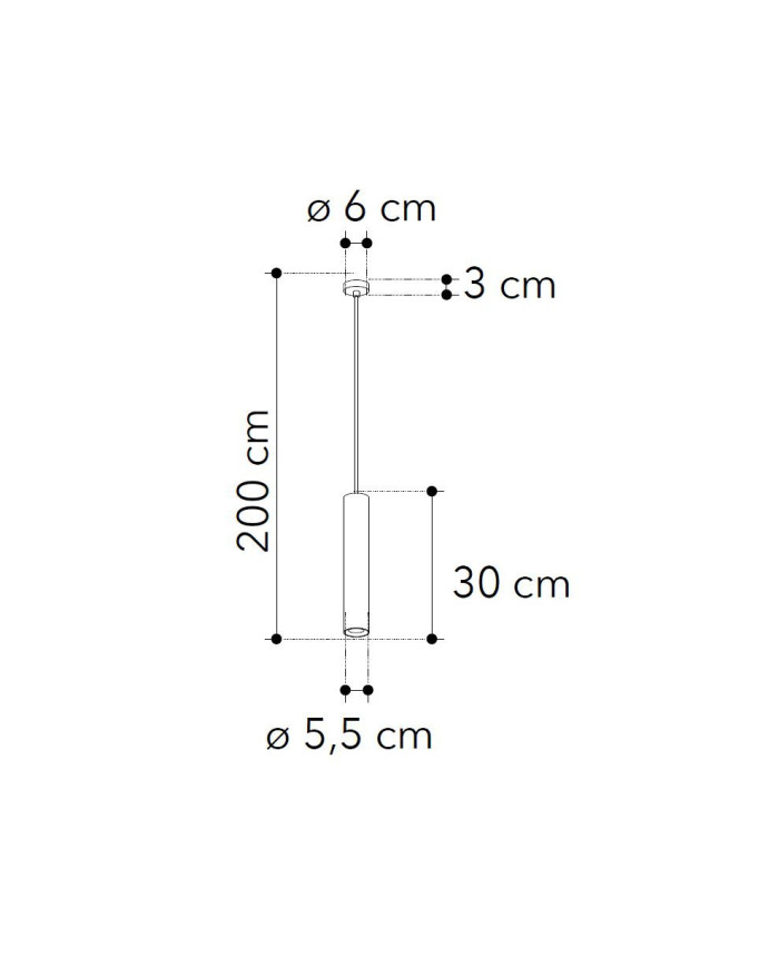 FARETTO A SOSPENSIONE FLUKE 1GU10 CORTEN