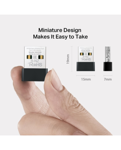 ADATTATORE USB WIRELESS DUAL BAND NANO