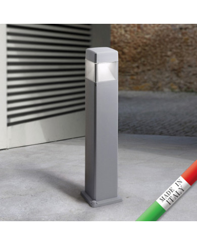 PALETTO DA GIARDINO GRIGIO 80CM GX53 10W IP55