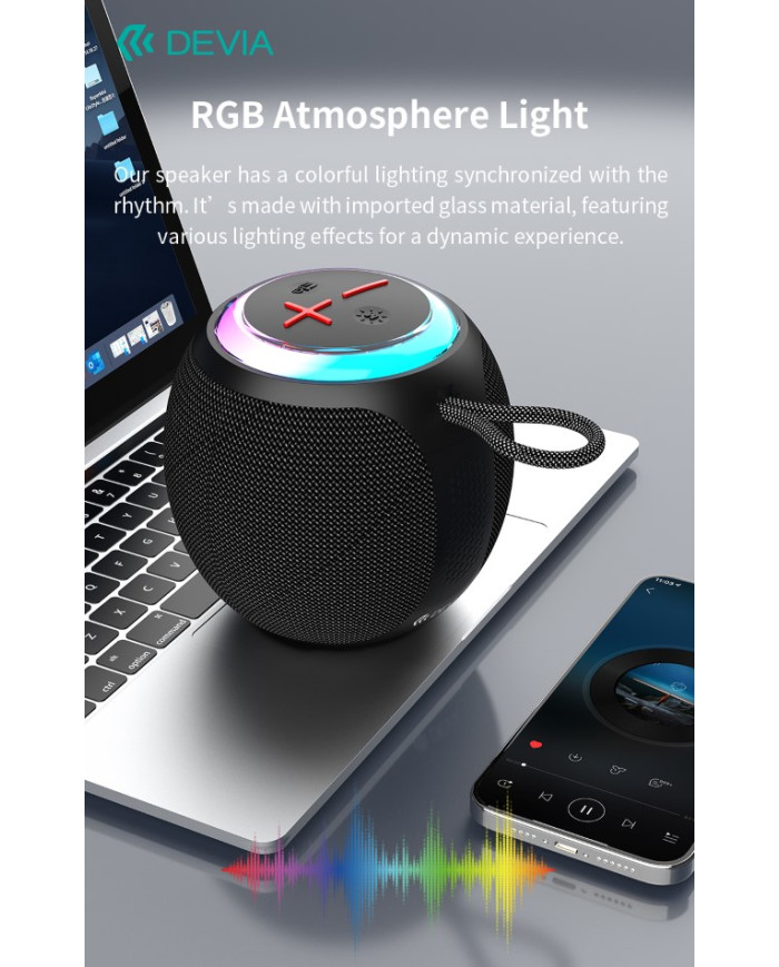 ALTOPARLANTE BLUETOOTH 5.3 EM505 POWER 5W BLU