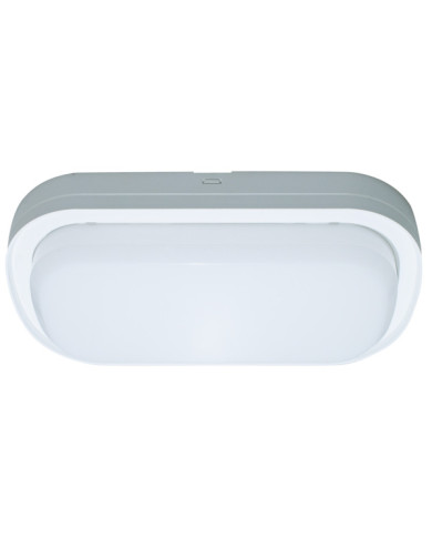 PLAFONIERA A LED OVALE 12W IP65 120° TRICOLOR