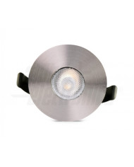 FARETTO LED DA INCASSO TONDO 3W 4000K SATINATO