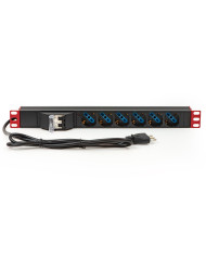 MULTIPRESA PER RACK 19 CON 6 PRESE SHUKO