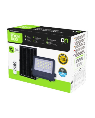 FARO A LED CON PANNELLO SOLARE 1000LM 4000K 100W
