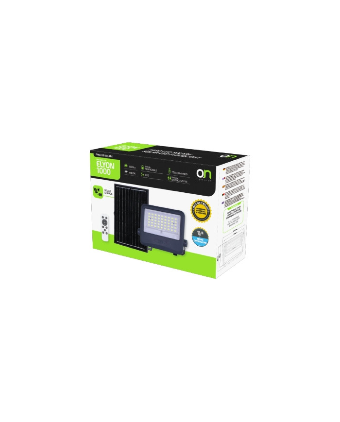 FARO A LED CON PANNELLO SOLARE 1000LM 4000K 100W