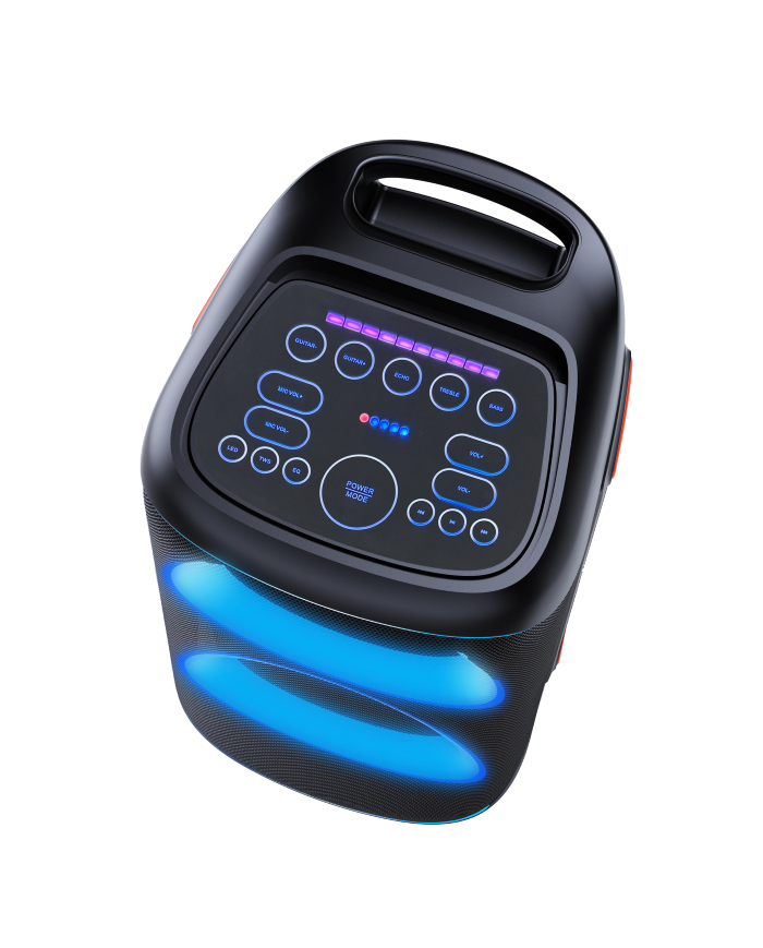 CASSA BLUETOOTH 200W FUNZIONE LUCE E 2 WOOFER 10