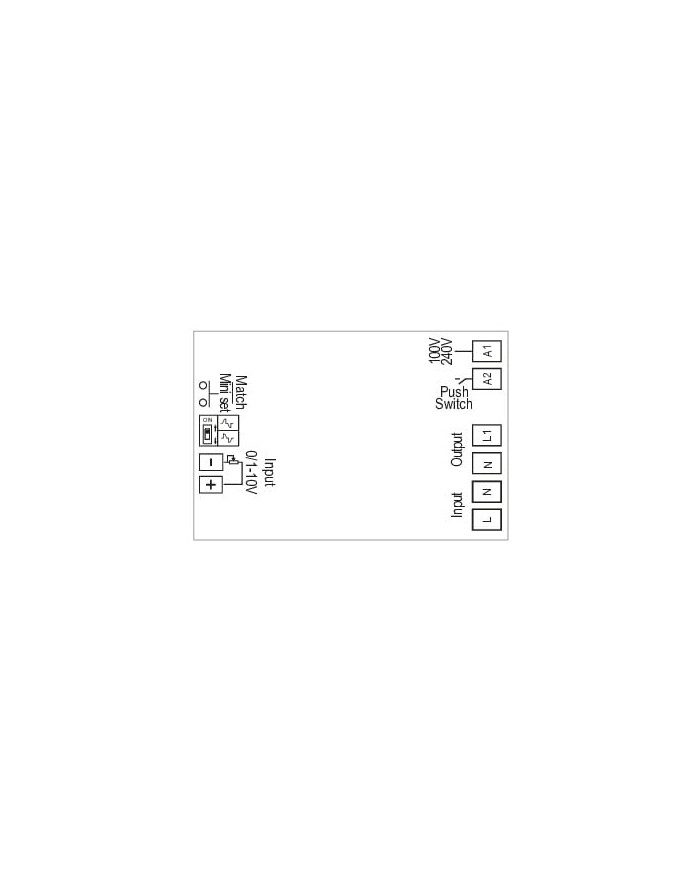 MODULO DIMMER TRIAC A TAGLIO DI FASE DA 0-10V 1CH