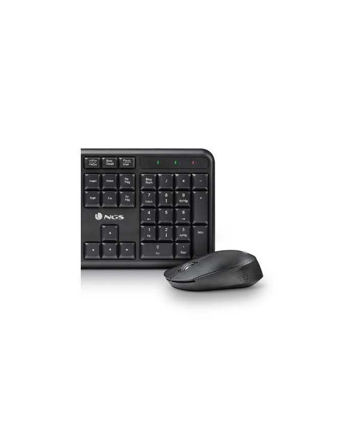 KIT TASTIERA WIRELESS CON MOUSE PER PC NGS