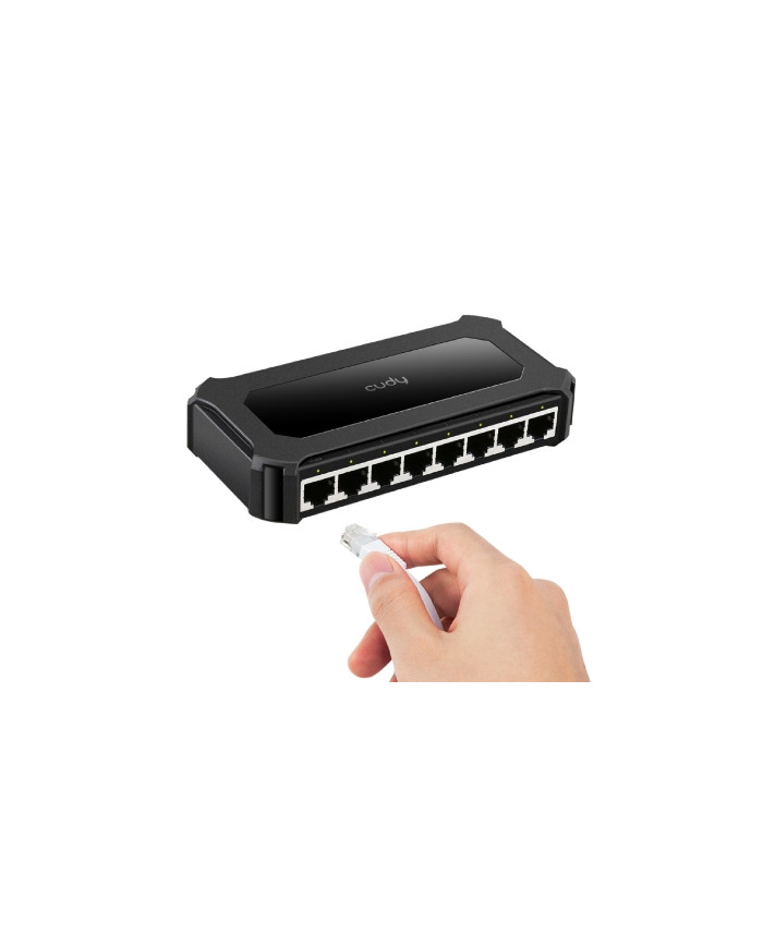 SWITCH DI RETE 8 PORTE GIGABIT 10/100/1000 MPS