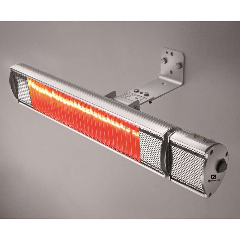 RISCALDATORE PROFESS. INFRAROSSI IP65 1,8KW 230V