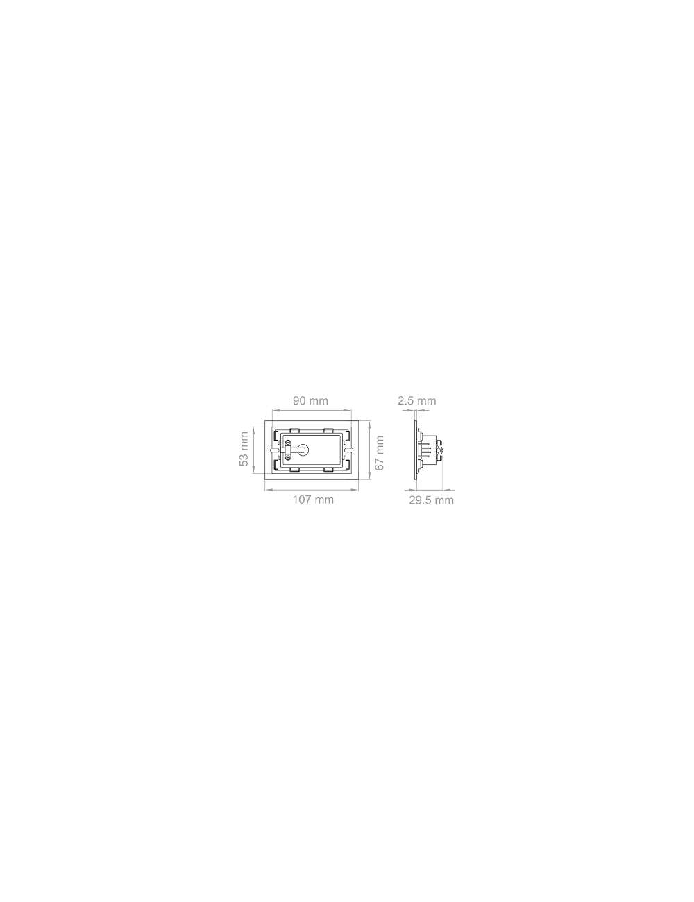 FARETTO SEGNAPASSO BIANCO/INOX 3W LUCE NATURALE